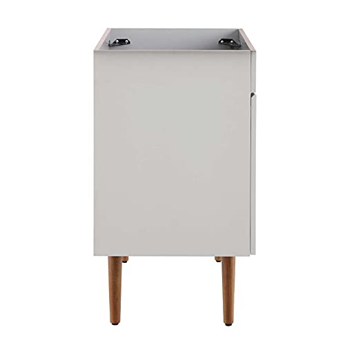 Modway Harvest 36" Bathroom Vanity In Gray Walnut (Sink Basin Not Included) #TOP2