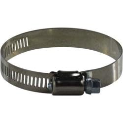 MIDLAND INDUSTRIES 620 Series 620006 Worm Gear Clamp, 3/8 in Nominal, 3/8 in Minimum Clamp Diameter, Stainless Steel