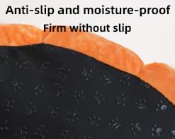 Pumpkin Shaped Pet Bed, 21 x 21 x 8.6 inches, Orange and Black