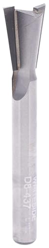 Whiteside Router Bits D8-437 Dovetail Bit with 7/16-Inch Large Diameter 5/8-Inch Cutting Diameter and 1/4-Inch Shank