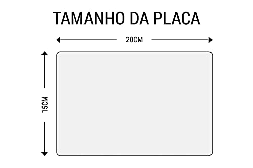 Placa Sinalização Ambiente Monitorado Por Cameras De Segurança Tamanho:15X20CM