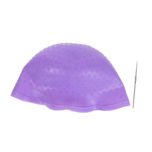 Vaguelly Gorro de Silicona para Mechas Flexible y Reutilizable con Gancho para Teñir Cabello y Fácil de Limpiar Herramienta Profesional para Tintes y Doméstico