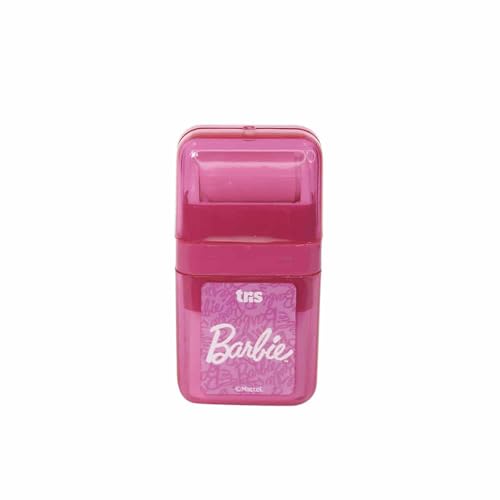 Borracha Barbie Rolinho Tris (Rosa Claro)