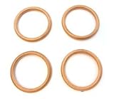 Set of 4 Exhaust Gaskets - 18291-MN4-920 - Fits Honda CB550SC CB600F CBR600RR CB650/C/SC CB900F CB900RR