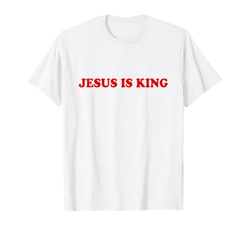 Jesus Is King Faith Christian Camiseta