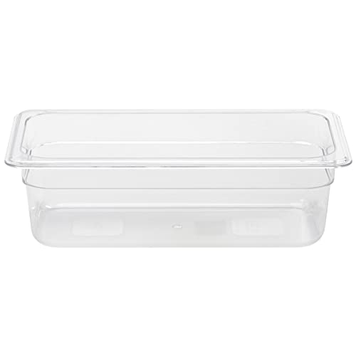 Allpax - Allpax Récipient GN 1/3 en polycarbonate (PC) - Hauteur : 100 mm - Capacité : 3,5 l - Transparent - Convient pour un usage alimentaire - Avec graduation en litres