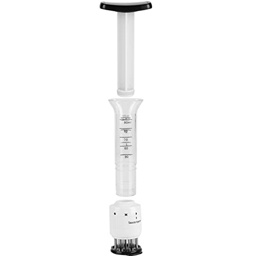 Meat Injector 2 in 1 Needle Meat Marinade Tenderizer Sauces Injector Steaks Flavor Syringe Cook Kitchen Tool