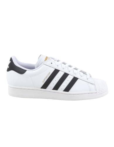 adidas Men's Skateboarding Shoes Superstar ADV, Cloud White/Core Black/Cloud White, Size: 10
