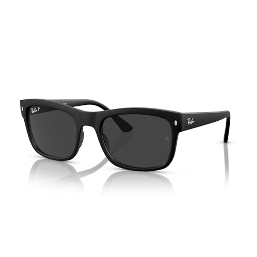 Image of Ray-Ban RB4428F Square Asian Fit Low Bridge Square Sunglasses for Men for Women +BUNDLE with ACCESSORY EYEWEAR KIT