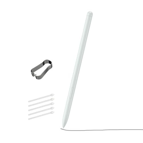 Image of Green Galaxy Tab S9 FE S Pen for Samsung Galaxy Tab S9 FE Stylus Pen Replacement 4,096 Pressure Levels Without Bluetooth+Free 5 Tips