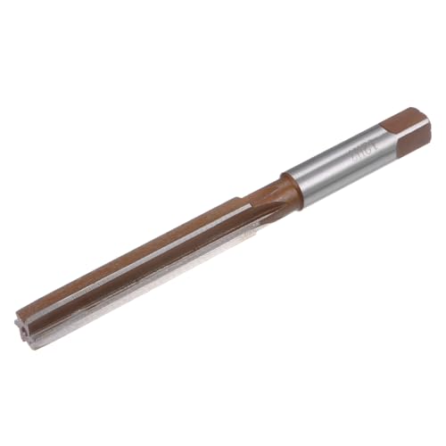 QUARKZMAN Escariador Manual 12mm H7 Métrico para Metal Madera Perforación, Flautas Rectas de Acero de Aleación 9Sicr Herramienta de Corte