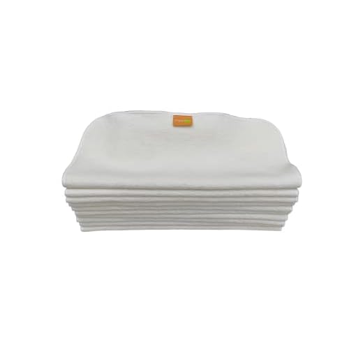 Kit 5 Absorventes Ecológicos para Fralda reutilizável - 4 camadas Unifloc