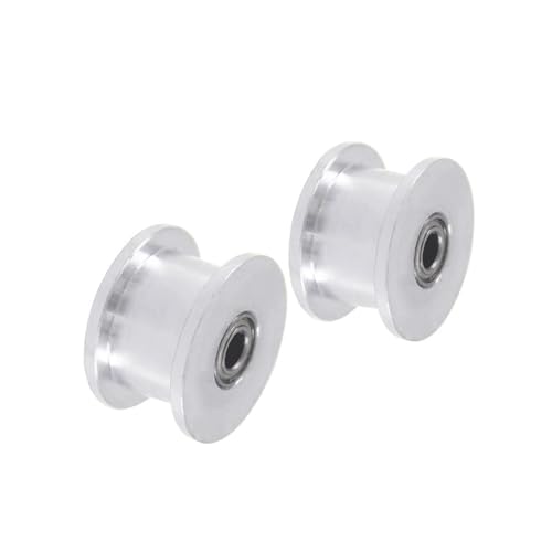 Durable 2pcs XL 16T Tooth Belt Idler Pulleys Without Teeth, Inner Bore 5/6/7/8mm Timing Pulley 11mm Width Synchronous Pulley Wheel (Size : 5mm)