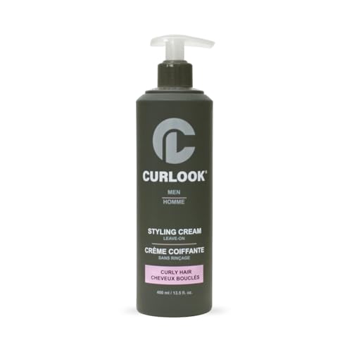 CURLOOK Curly Hair Leave-in Styling Cream for Men | Silicone-Free