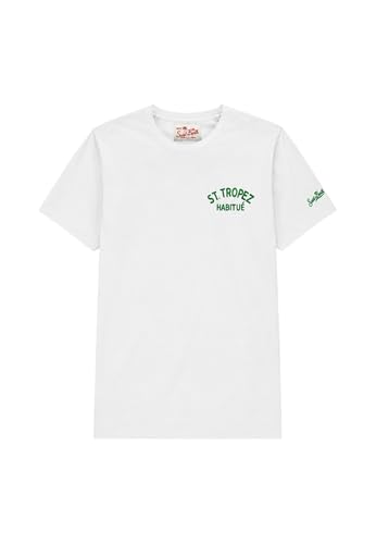 T-shirt homme Saint Barth Mc2 en coton pour vos terrasses à St Tropez