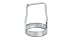 Rada Cutlery Kwit-kut Manual Food Chopper - Lightweight, Stainless Steel Blade Made in the USA