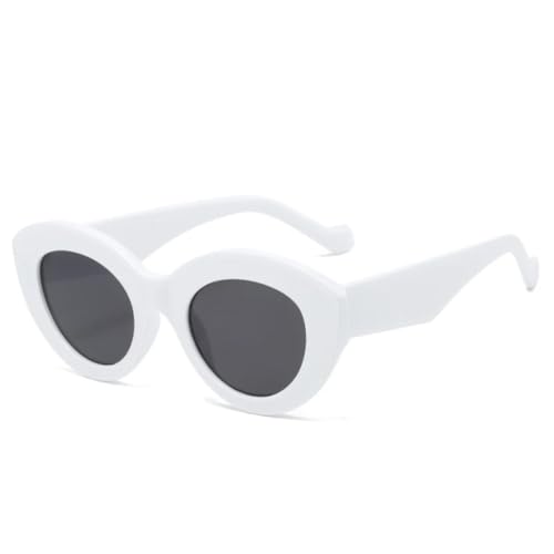 Lunettes de soleil œil de chat femmes verres vert olive anti-UV400 rétro