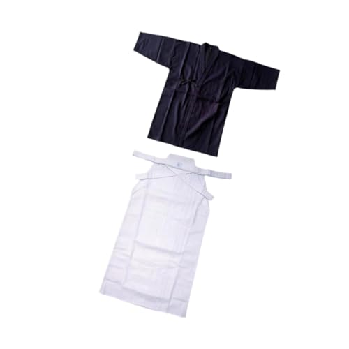 Kendo Hakama Ensemble en Polyester Résistant pour Mouvements Fluides en Dojo