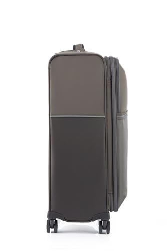 Image of Samsonite 73H 71 cms Nylon Spinner Softsided Medium Check-in Luggage | Trolley Bag For Men Women, Platin Grey