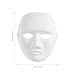 Toyvian Men's Portrait Blank White Mask for DIY Painting Full Face Costume Pulp Mask for Creative Craft Projects Comfortable Fit for All for Imagination and Educational