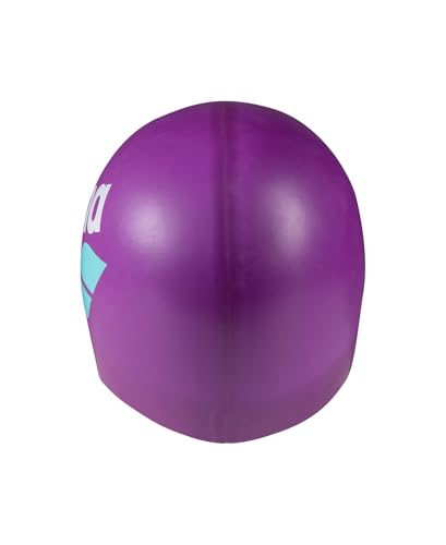Image of Arena Unisex Big Logo Silicone Swim Cap Women and Men Fitness Swimmers Intensive Training Durable Soft Elastic Bathing Cap