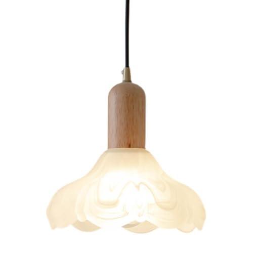 Suspension vintage fleur verre plafonnier moderne retro réglable cuisine salon