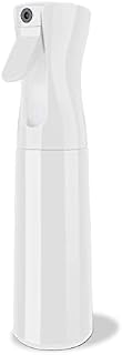 Seamuing 300ml Water Spray Bottle, Continuous Fine Mist Empty Spray Bottle, Misting Spray Bottle Fine Mist Sprayer for Curly Hair Plants Cleaning Barber Face Hairdressing ironing (White)