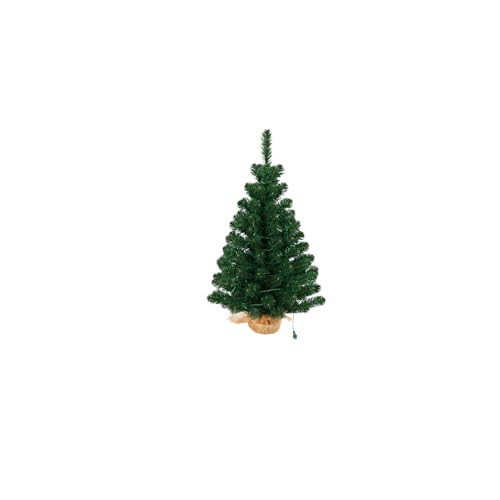 Comet Albero di Natale Realistico, Artificiale in PVC, Base in Metallo, Apertura ad Ombrello (Altezza 90 cm)