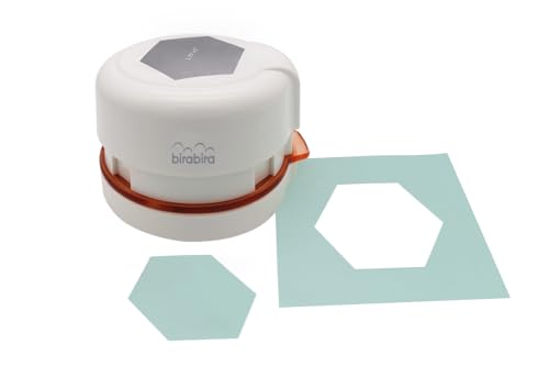 Bira Hexagon Magnetic Punch 2 Anywhere Everywhere Window Frame Punch for Paper Crafting Scrapbooking (Hexagon)