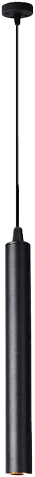 Lámpara colgante de aluminio que evita deslumbramientos con tubo LED negro de 7W