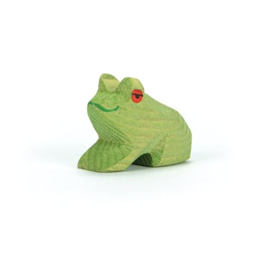 Ostheimer 1636 Frosch sitzend aus Holz Höhe 3cm