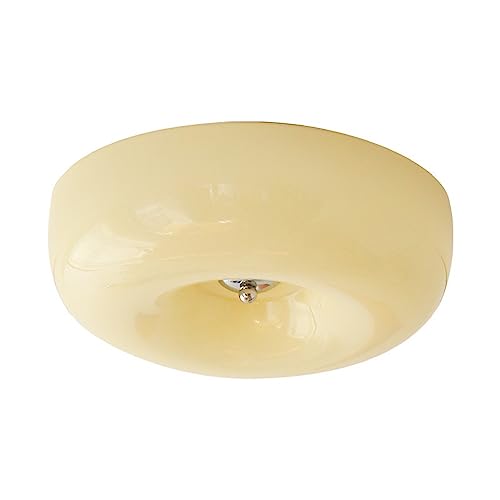 Plafonnier postmoderne HJMMHX E27 LED 46cm éclairage salon jaune