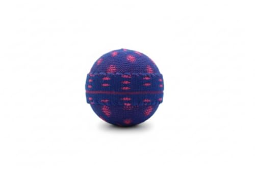 Image of Joshi Cloth Cricket Ball | Woolen Soft Ball for Gully /Street Cricket & Practice | Durable, Lightweight, All-Weather, High-Visibility Colors | Single Piece (Blue)