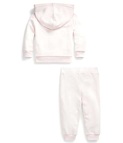 Polo Ralph Lauren Baby Girl's French Terry Hoodie & Pants Set (Infant) Delicate Pink 6 Months #TOP1