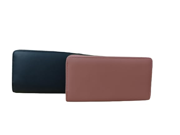 Image of Women's Wallet Combo Pack of 2 (Black&Peach)