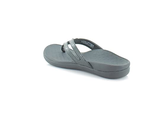 Vionic Women's Tide Kalise Toe Post Sandals- Supportive Ladies Sandals That Include Three-Zone Comfort With Orthotic Insole Arch Support, Medium Fit Sandals For Women Black 9 Medium Us #TOP16