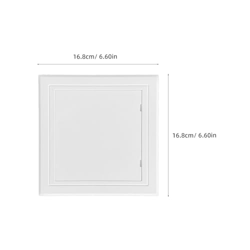 Tapa de agujero PVC blanco 100x100 mm panel de mantenimiento 3
