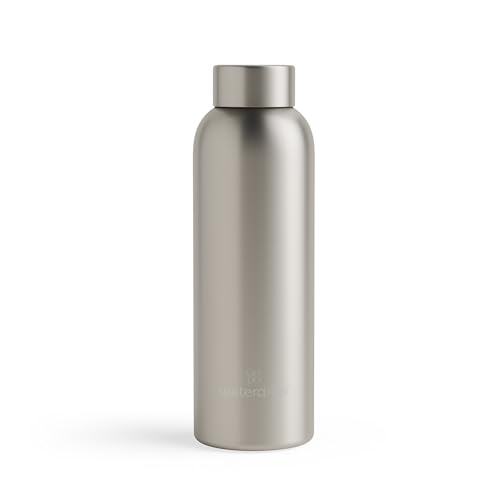 waterdrop® Gourde Inox 600ml – Bouteille Isotherme Réutilisable, Sans BPA, Double Paroi Inox Étanche, Pour Boissons Chaudes ou Froides, Idéale au Bureau, Sport, Maison, Voyage