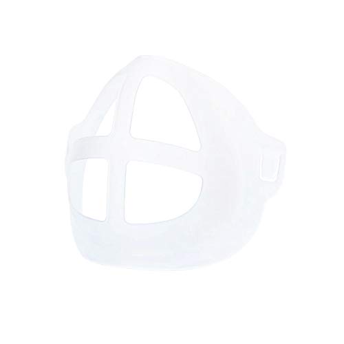 (10 Pack3) 3D Mask Bracket for Comfortable Mask Wearing | Mask Bracket For More Breathing Space | Reusable Washable Face Mask Bracket Translucent