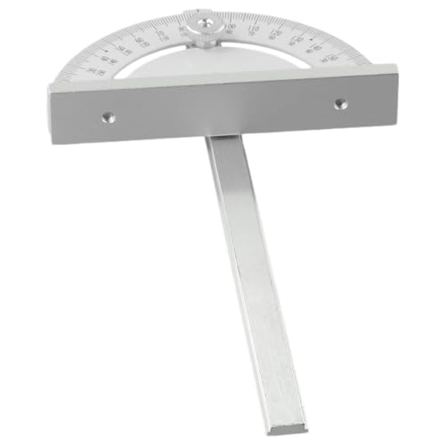 Kompaktes Winkellineal aus Metall für Mini-Tischsäge mit T-Nut-Design für präzise Schnitte