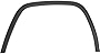 Evan Fischer Front, Driver Side Fender Flares Compatible with 2017-2021 Jeep Grand Cherokee Primed Black, Paint To Match, Laredo/Trailhawk/80th Anniversary - CH1290125