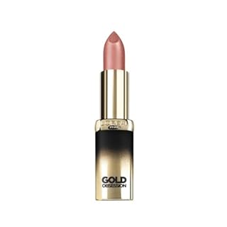 L'Oréal Paris Color Riche Satin Smooth Lipstick, Moisturising Pure Pigment Lip Colour, With Omega 3 & Vitamin E, CP36 Nude Gold