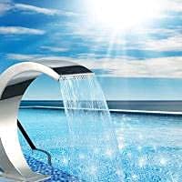 Cascade d'étang en acier inoxydable pour remplacer les jets d'eau bruyants