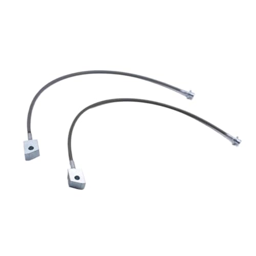 2 Pcs 2 Inch To 6 Inch Lift Front And Rear Extended Braided Brake Hose Lines Compatible With Patrol GQ Y60 GR GU Y61 Engine Car Accessories Parts