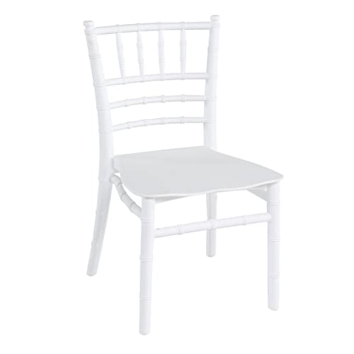 UYKUM Silla de comedor pequeña de plástico que se puede apilar, silla de comedor simple y colorida, silla de comedor ecológica