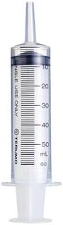 Terumo 60cc 2oz. Catheter Tip Syringe Without Needle, Graduations: 1.0cc (60cc Total) Pack of 3