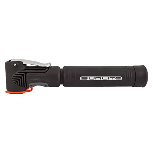 Sunlite Air-Surge 2-Stage Pocket Pump, High Pressure or High Volume, Presta/Schrader Dual Head