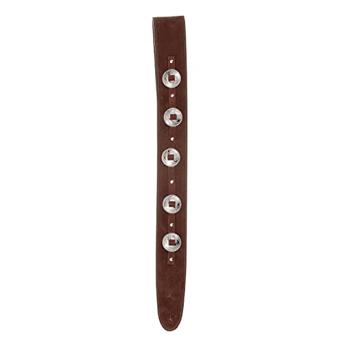 D'Addario Planet Waves Brown Conchos Leather Guitar Strap #TOP8
