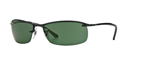 Ray-Ban RB3183 006/71 63M Matte Black/Green Sunglasses For Men