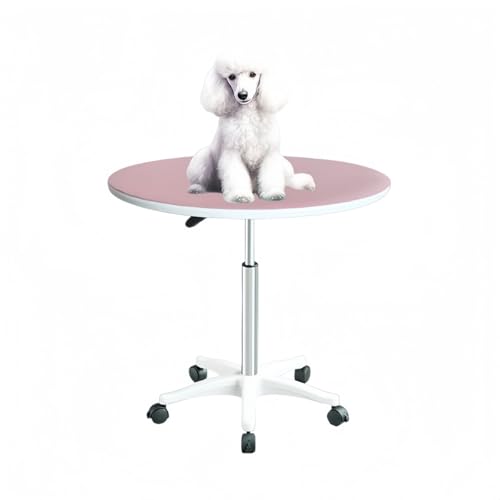 Jifocelt �y�b�g �O���[�~���O�e�[�u�� ���~ 360°��] ����55-80cm ����~�� �h�����H �ؐ��V�� �X�e�����X�t���[�� �� �L �ƒ�p �v���d�l �ړ��L���X�^�[�t�� �g���~���O ���S ��� �g�ݗ��Ď� �������ȒP (�z���C�g�e�[�u��+�s